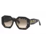 Philipp Plein Women's Sunglasses SPP098M530700 - Black Acetate Frame, Grey Lenses, 53mm