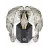 Philipp Plein Women's Watch PW2BA0223 38mm Rose Gold Tone Stainless Steel White Silicone