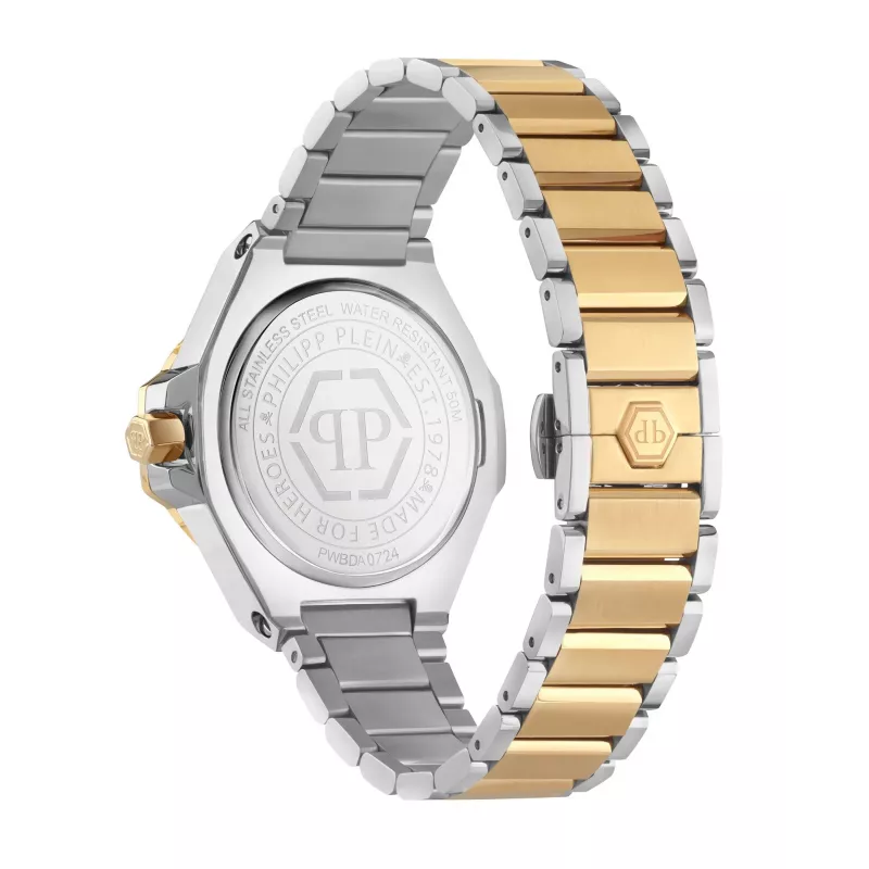 Philipp Plein Women's Watch PWBDA0724 39mm Quartz Stainless Steel Silicone Black