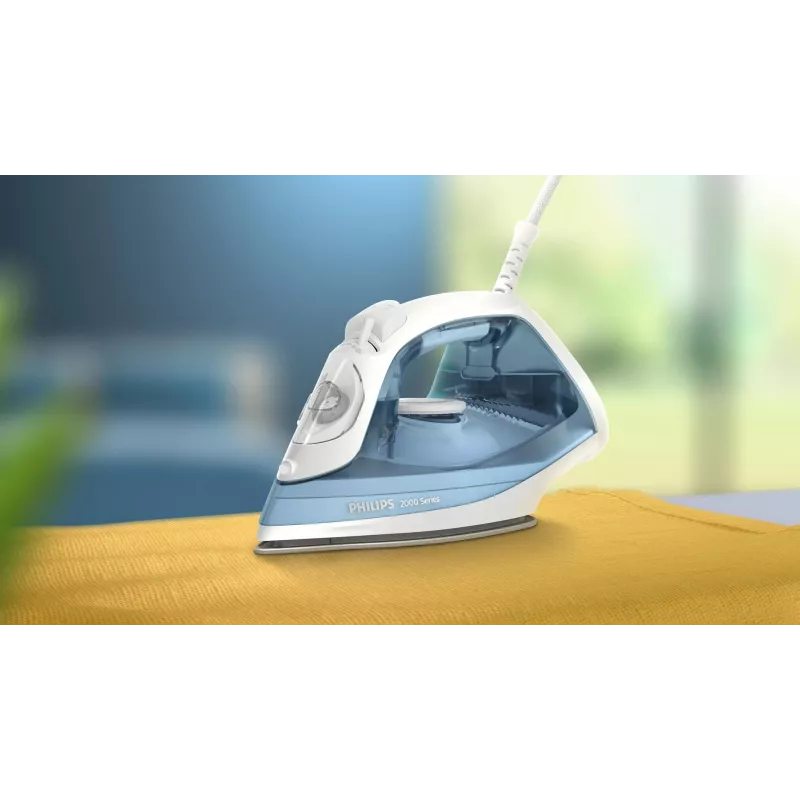 Philips 2000 series DST2010/20 Steam Iron, 2000 W, Non-Stick Soleplate, 200 ml Tank, Grey
