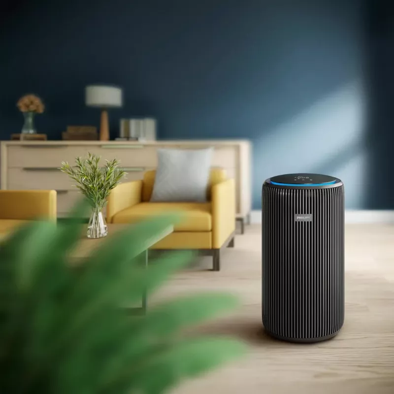 Philips 3200 Series AC3221/13 Air Purifier for Rooms up to 135 m², 400 m³/h CADR, Wi-Fi, Grey
