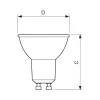 Philips CorePro LED Spot 5-50W GU10 827 36° Dimmable - Warm White