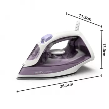 Philips DST2020/30 Steam Iron, 2000 W, Non-stick Soleplate, Blue/White