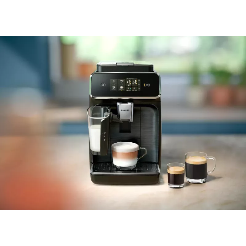 Philips Series 2300 LatteGo Fully Automatic Espresso Machine EP2339/40 Black/Silver