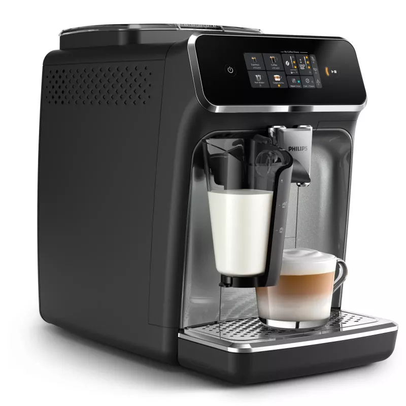 Philips Series 2300 LatteGo Fully Automatic Espresso Machine EP2339/40 Black/Silver