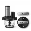 Philips Series 5000 Food Processor Chopper HR1504/00, 800 W, 2.1 L Bowl, White