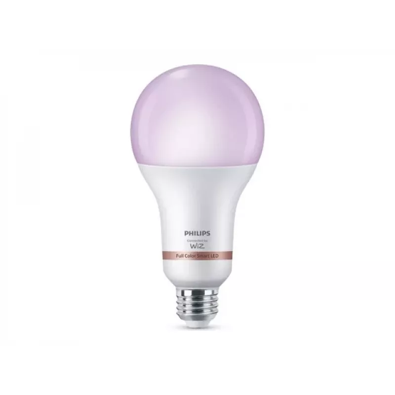 Philips Smart WFB 150W A80 E27 RGB LED Bulb, 15W Equivalent 150W, 1500 Lumens, Tunable White & Colour, Dimmable, Works with Alexa