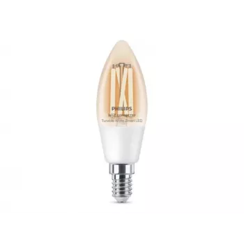 Philips Smart WFB 40W C35 E14 927-65 CL 1PF/6 Smart LED Bulb - 4.9W 470lm Tunable White E14 Candle Wi-Fi Bluetooth Dimmable
