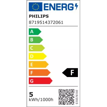 Philips Smart WFB 40W C35 E14 927-65 CL 1PF/6 Smart LED Bulb - 4.9W 470lm Tunable White E14 Candle Wi-Fi Bluetooth Dimmable