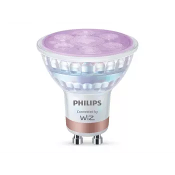 Philips Smart WFB 50W GU10 Glass 922-65 RGB 2PF/6 Smart LED Spot Bulb