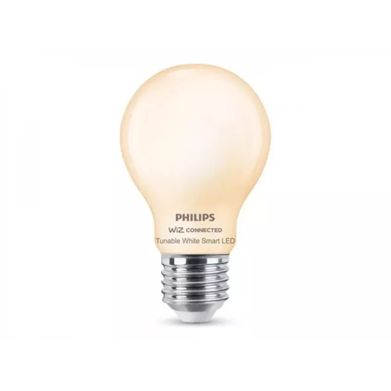 Philips Smart WFB 60W A60 E27 927-65 FR TW 1PF/6 Smart LED Bulb, 8W, 806lm, Tunable White, E27, Frosted