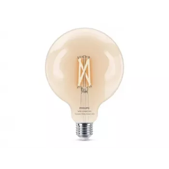 Philips Smart Wi-Fi LED Bulb G125 E27 7W (60W Equivalent) Tunable White Clear
