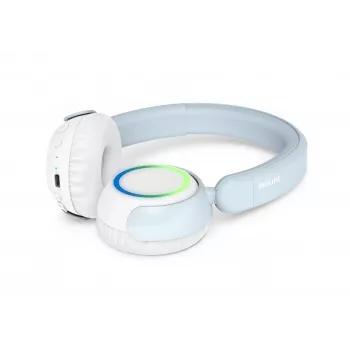 Philips TAK4200BL/00 On-Ear Wireless Headphones with Bluetooth 5.0, 28h Battery, USB-C, Foldable, Blue