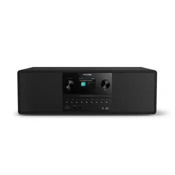 Philips TAM6500/10 Micro Hi-Fi System with Bluetooth, CD, USB, FM Radio, Black