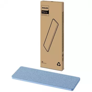 Philips XV1882/10 Replacement Mop Pad – Blue Microfiber Cloth for OneUp Vacuum (1 Pack)