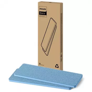 Philips XV1882/20 OneUp Replacement Microfiber Mop Pads (2-Pack) – Blue