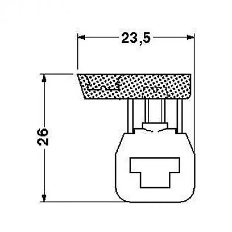 Phoenix 0421016 AKG 4 BU Feed-Through Terminal Block, Blue, Screw Connection, 4 mm², 32 A, 800 V