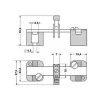 Phoenix 0421016 AKG 4 BU Feed-Through Terminal Block, Blue, Screw Connection, 4 mm², 32 A, 800 V
