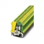 Phoenix 0442079 USLKG 6 N Protective Conductor Terminal Block, 6 mm², Green-Yellow, Screw Connection, DIN Rail