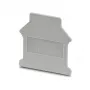 Phoenix 3006027 End Cover D-UK 16 for UK Series Terminal Blocks, Grey