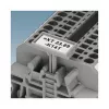 Phoenix 3022276 End Bracket CLIPFIX 35-5 for NS 35/7.5 and NS 35/15 DIN Rails, Polyamide, Gray, Halogen-Free, UL 94 V0