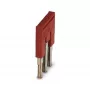 Phoenix 3030174 FBS 3-5 Plug-in Bridge, 3-Position, 5.2 mm Pitch, Red