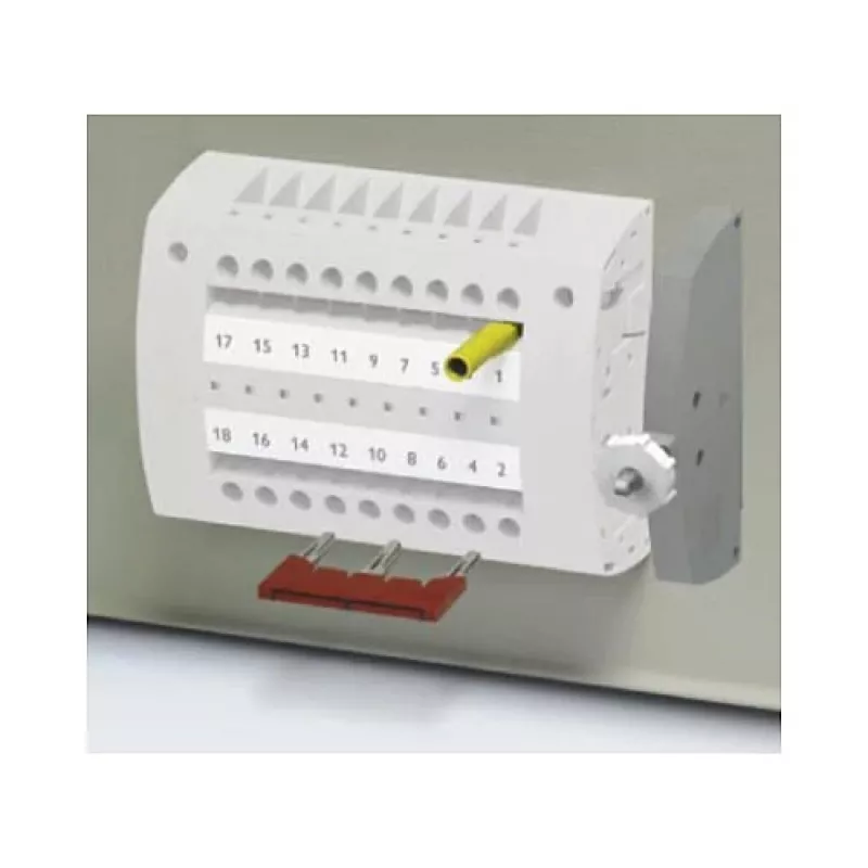 Phoenix 3030190 FBS 5-5 Plug-in Bridge, 5-Pole, 5.2 mm Pitch, Red, 32 A