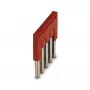 Phoenix 3030190 FBS 5-5 Plug-in Bridge, 5-Pole, 5.2 mm Pitch, Red, 32 A