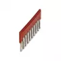 Phoenix 3030323 FBS 10-8 Plug-in Bridge, 10-Position, 8.2 mm Pitch, Red