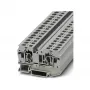 Phoenix 3031487 ST 6 Spring-Cage Feed-Through Terminal Block, 6 mm², 1000 V, 41 A, Grey