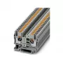 Phoenix 3211813 PT 6 Push-in Feed-Through Terminal Block, 6 mm², Gray