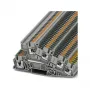 Phoenix 3213949 PTI 2,5-PE/L/L Multi-Level Installation Terminal Block, Push-in, 3 Levels, 6 Connections, 2.5 mm², 400 V, 24 A, Gray