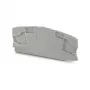 Phoenix Contact D-DTME 6 End Cover for DTME 6 Terminal Blocks, Grey, Polyamide, UL 94 V0