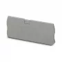 Phoenix Contact D-ST 2,5-QUATTRO End Cover - Grey, Polyamide, UL 94 V0, 2.2 mm Width