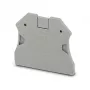 Phoenix 3047028 D-UT 2.5/10 End Cover for UT 2.5 Terminal Blocks, Grey