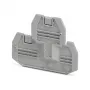 Phoenix Contact D-UTTB 2,5/4 End Cover (Gray) for CLIPLINE Complete Double-Level Terminal Blocks