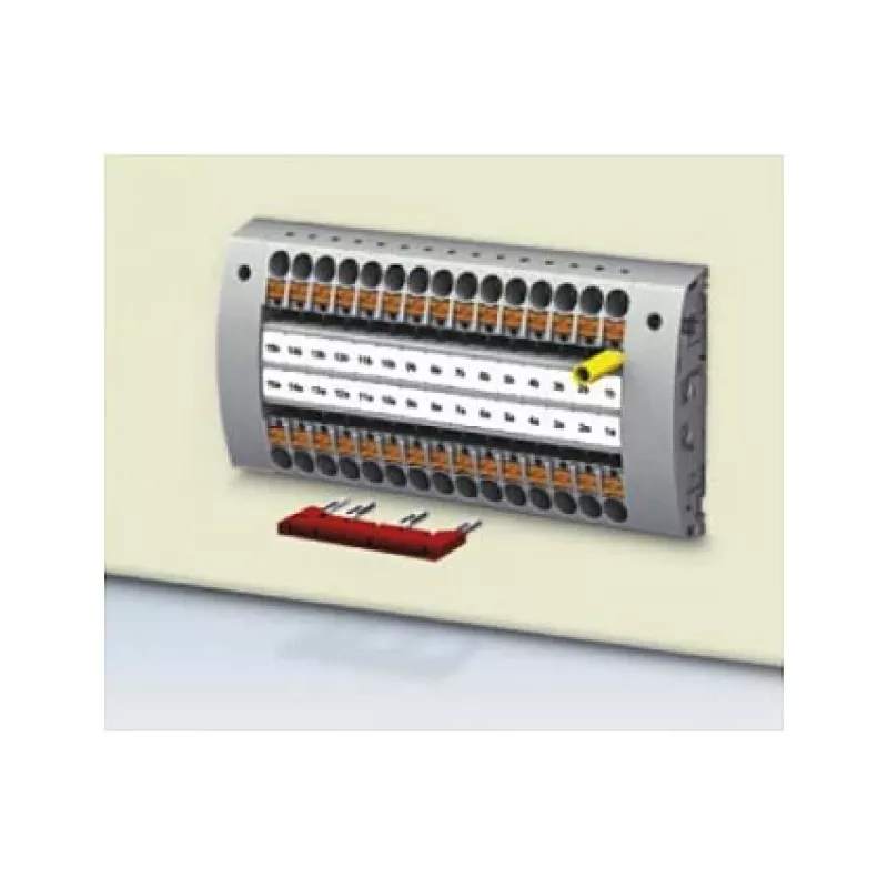 Phoenix Contact FBS 4-5 4-Position Plug-in Bridge, Red, 32 A, 500 V