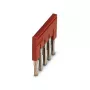 Phoenix Contact FBS 5-6 5-Position Plug-in Bridge, Red, 24 A, 5.2 mm Pitch