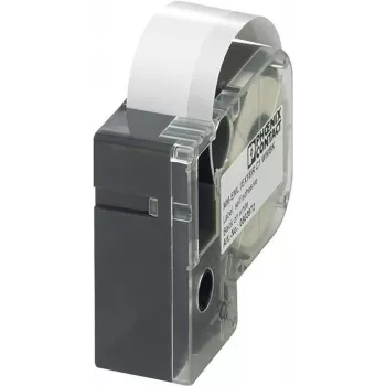 Phoenix Contact MM-EML (EX10)R C1 WH/BK Thermal Transfer Labels, White/Black, 10x10mm, 1000/Roll 803970