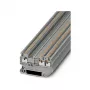 Phoenix Contact PT 1,5/S-TWIN Push-in Double-Level Terminal Block, Grey, 1.5 mm², 500 V, 17.5 A, DIN Rail Mount