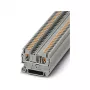 Phoenix Contact PT 2,5 Push-in Feed-Through Terminal Block, 2.5 mm², Gray, DIN Rail Mount, 800 V, 24 A