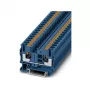 Phoenix Contact PT 6 BU Push-in Feed-Through Terminal Block, Blue, 6 mm², 41 A, 1000 V, DIN Rail