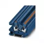 Phoenix Contact PTI 6 BU Push-In Installation Terminal Block, Blue, 6 mm², 500V, 41A, DIN Rail