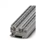 Phoenix Contact ST 4 Feed-Through Terminal Block, Spring-Cage Connection, 4 mm², Gray, DIN Rail Mount, 800 V, 32 A