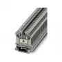 Phoenix Contact UK 5 Feed-Through Terminal Block, Screw Connection, 4 mm², 800 V, 32 A, Grey, DIN Rail Mount, 2 Connections, 1 Potential, PA Insulation, UL 94 V0