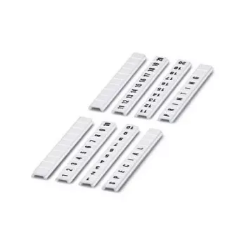 Phoenix Contact ZBF 5,LGS Terminal Block Marker Strip 0810821:0022 – White, Even Numbers 22-40, 10 Pieces