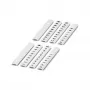 Phoenix Contact ZBF 5,LGS Terminal Block Marker Strip 0810821:0022 – White, Even Numbers 22-40, 10 Pieces