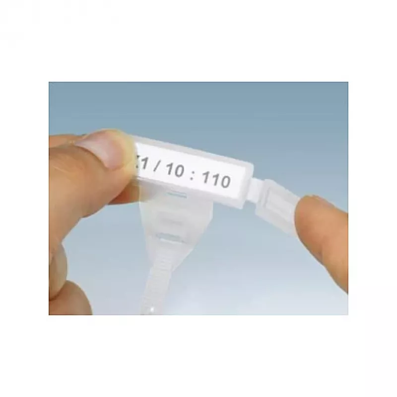 Phoenix KMK Cable Marker Carrier for 10-25mm Cables, 29x8mm Label, White Polyamide