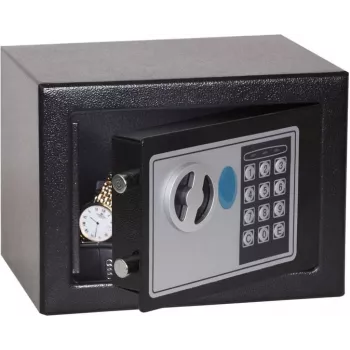 Phoenix Safe SS0721E Compact Home Office Burglary Protection Safe with Electronic Keypad, Dark Grey