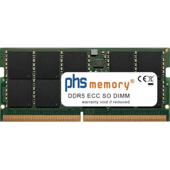 PHS-memory 48GB DDR5 ECC SO-DIMM 4800MHz PC5-38400E Memory Module for Asustor Flashstor 12 Pro Gen2 (FS6812X) SP579946